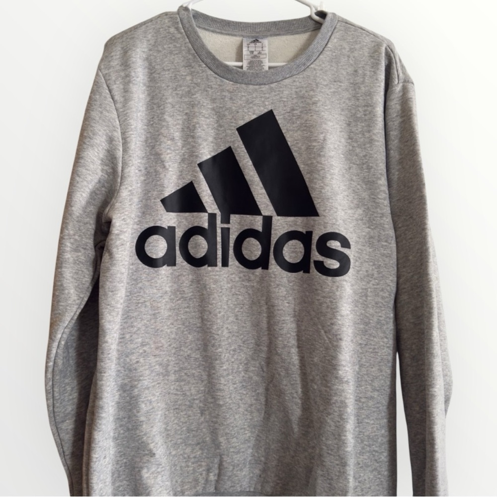 Adidas MultiSport Medium Grey Heather Sweatshirt Size Large NWT